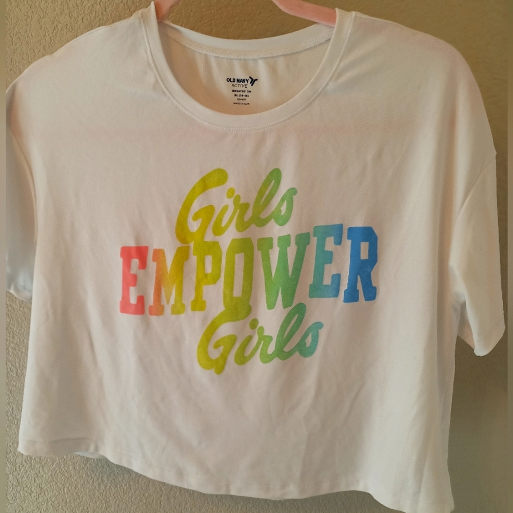 Old Navy Active Wear Crop Tee